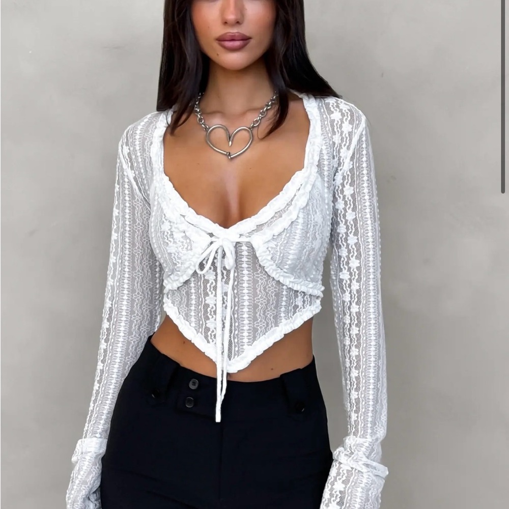 SOPHA two piece top w/ cardigan